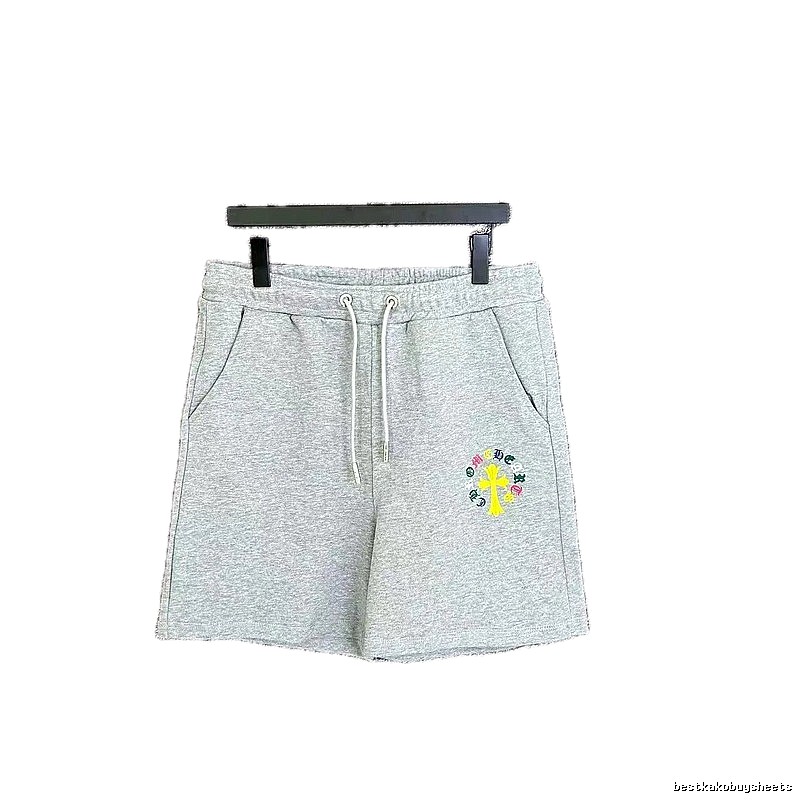 Chrome Hearts Cross Leisure Style Gray Shorts