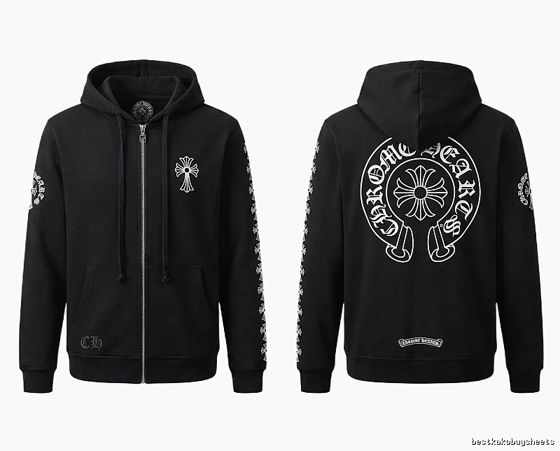 Chrome Hearts Cross Trendy Cool Black Sweatshirt