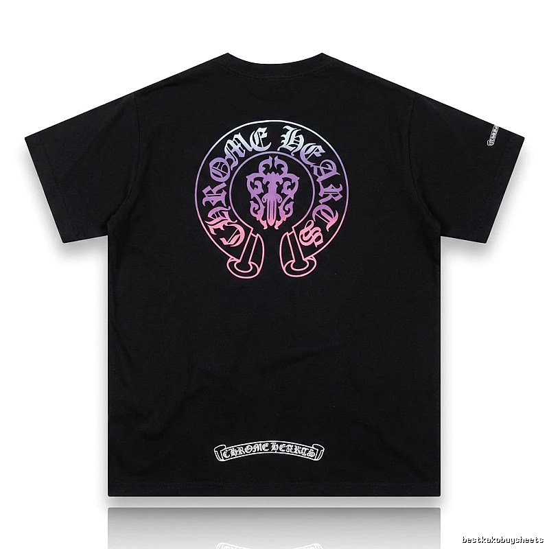 Chrome Hearts Dark Trendy Cool Black T-shirt