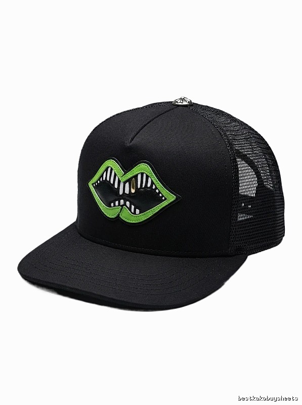 Chrome Hearts trendy and cool style black hat