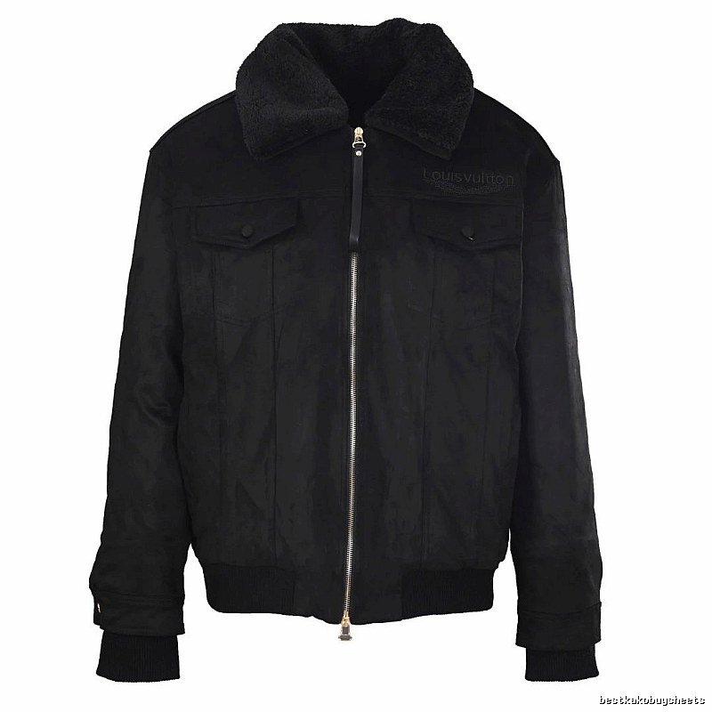 Collared Bomber Jacket Style Edit in Black