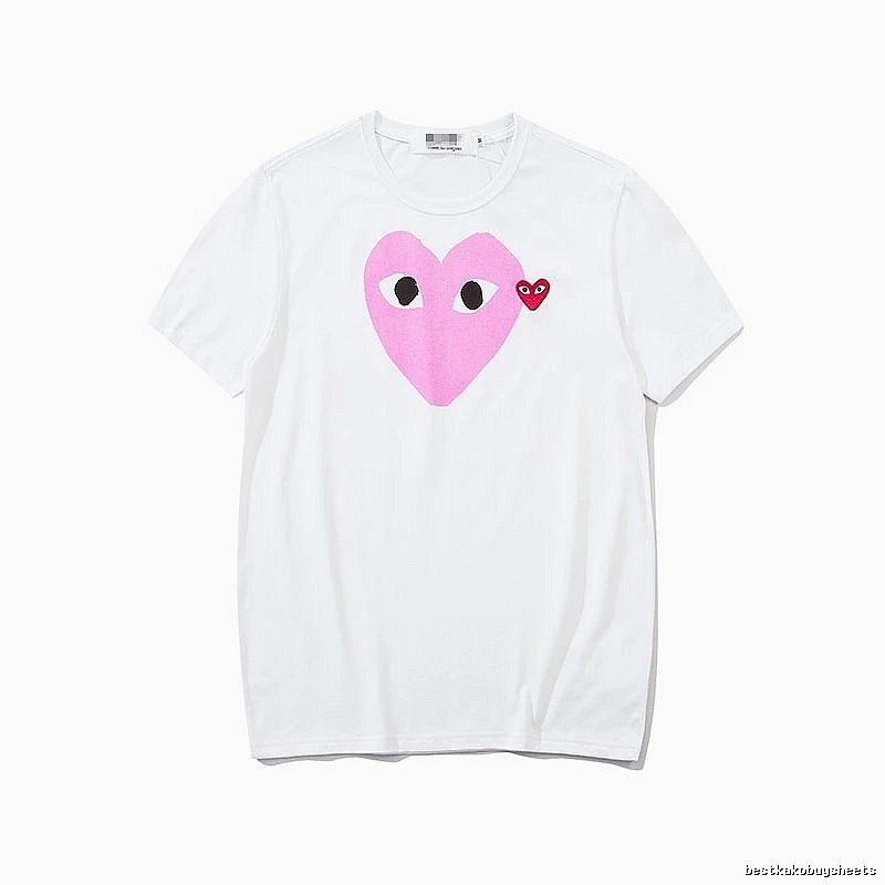 Comme des Garcons PLAY 2023-03 Style 2303 Heart Logo T-Shirt Downtown Style