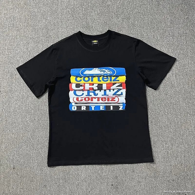 Corteiz Compact Logo T-shirt Black Corteiz for Smart Casual Looks