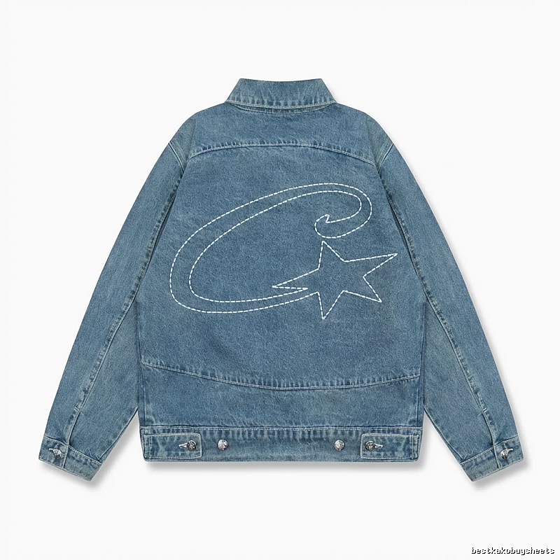 Corteiz Denim Trendy Style Coat