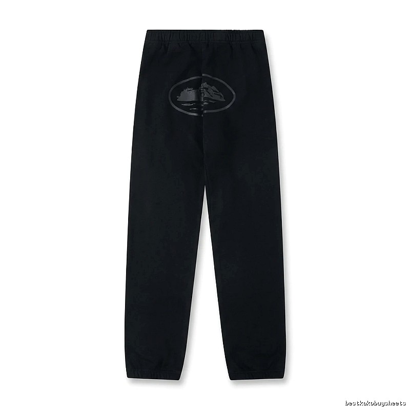 Corteiz Printed Casual Black Pants