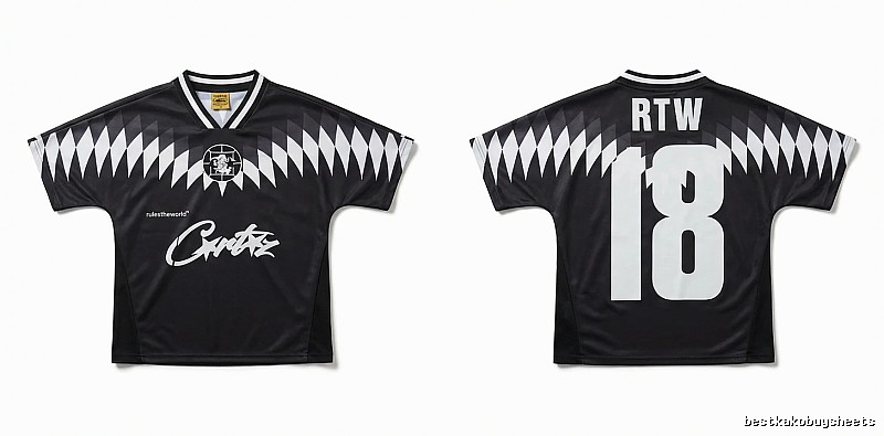 Corteiz RTW Series Black and White Wind Top