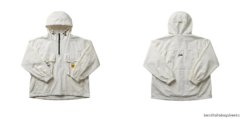 Corteiz Workwear Style White Jacket