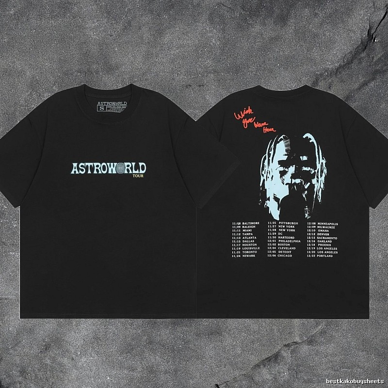 Denim Tears Black Graphic T-Shirt Easy Pairing
