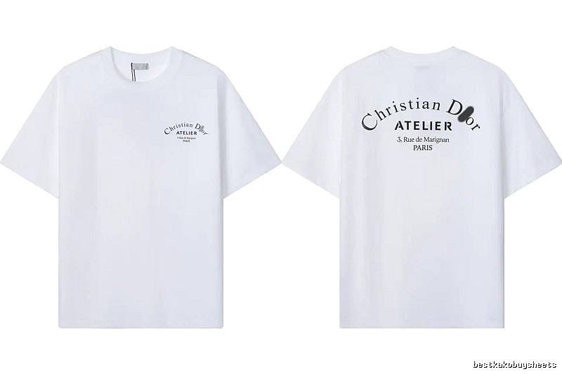 Dior Atelier Minimalist Style White T-Shirt