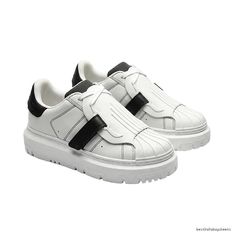 Dior black and white minimalist style board shoes