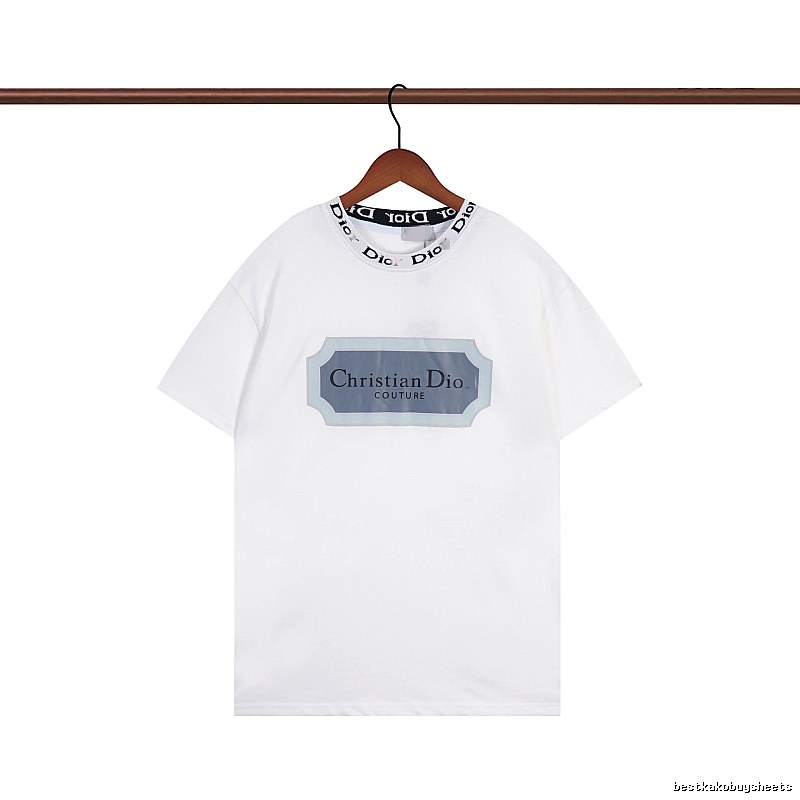 Dior Couture Minimalist Style White Short-sleeve T-shirt