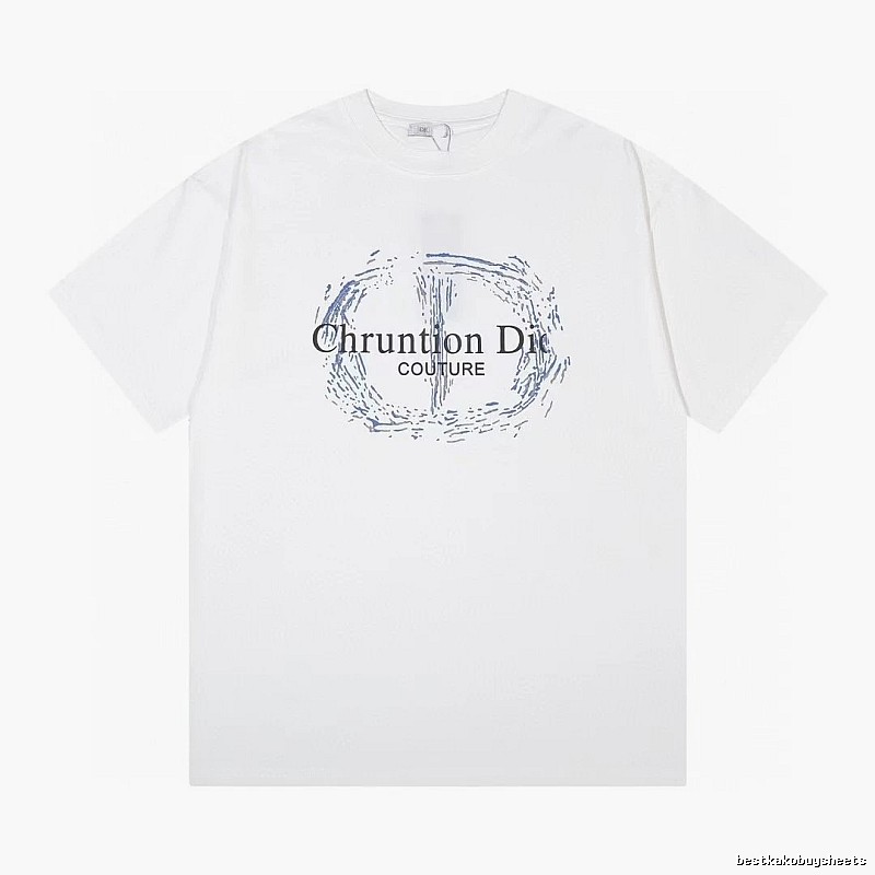 Dior Couture Trendy Style White Short-sleeve T-shirt