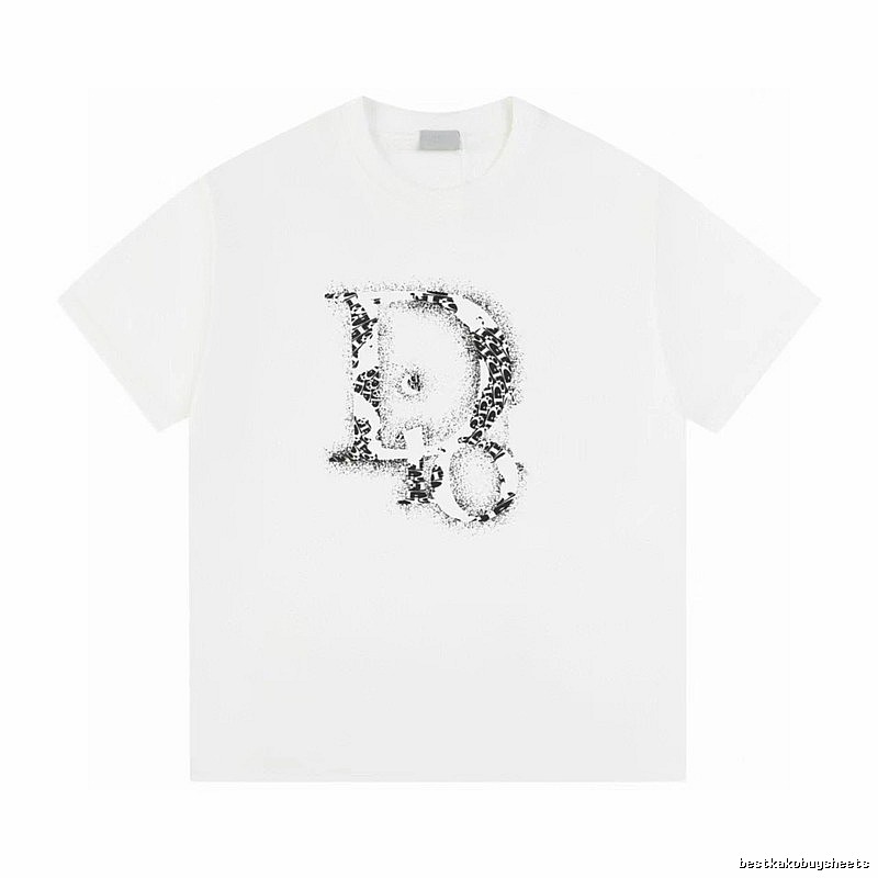 Dior Minimalist Monogram White Short-sleeved T-shirt