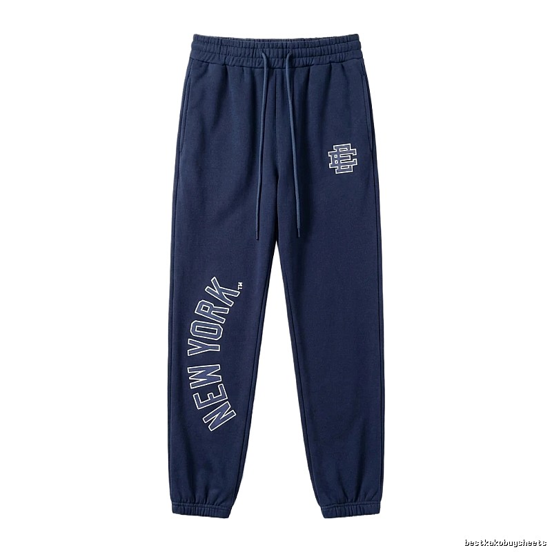 Eric Emanuel New York Style Navy Blue Sweatpants