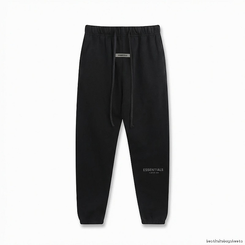 ESSENTIALS Basic Black Sweatpants