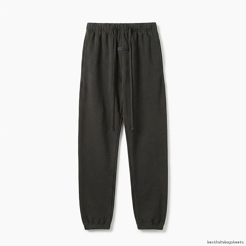 ESSENTIALS Basic Casual Black Pants