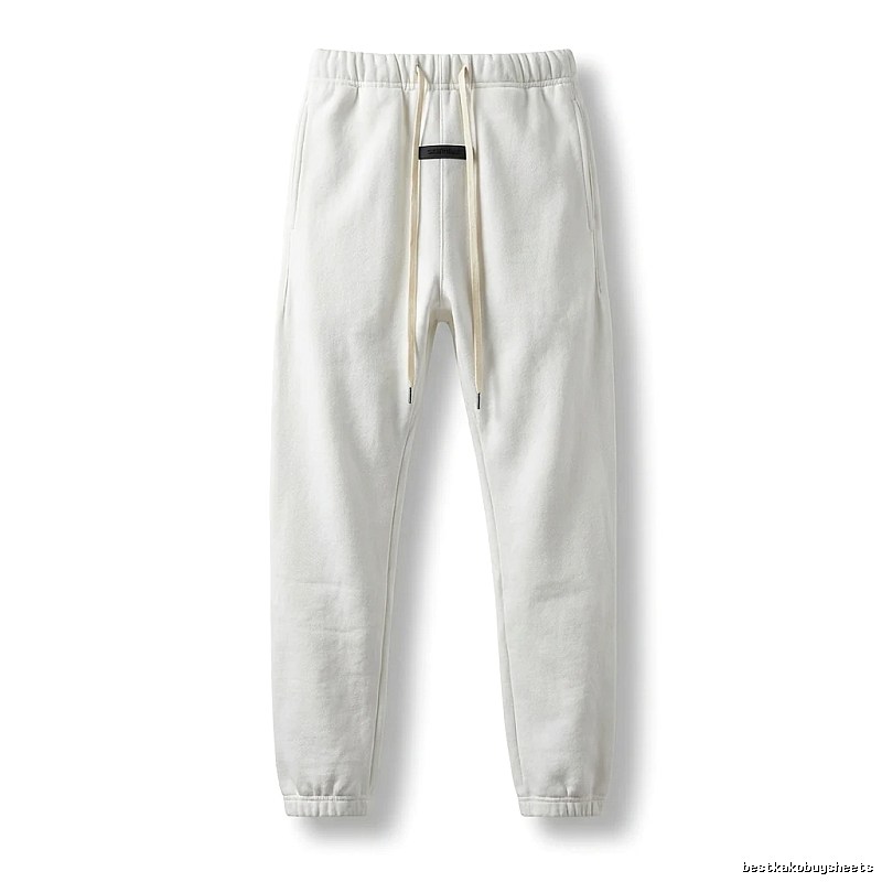 ESSENTIALS Basic Casual White Sweatpants
