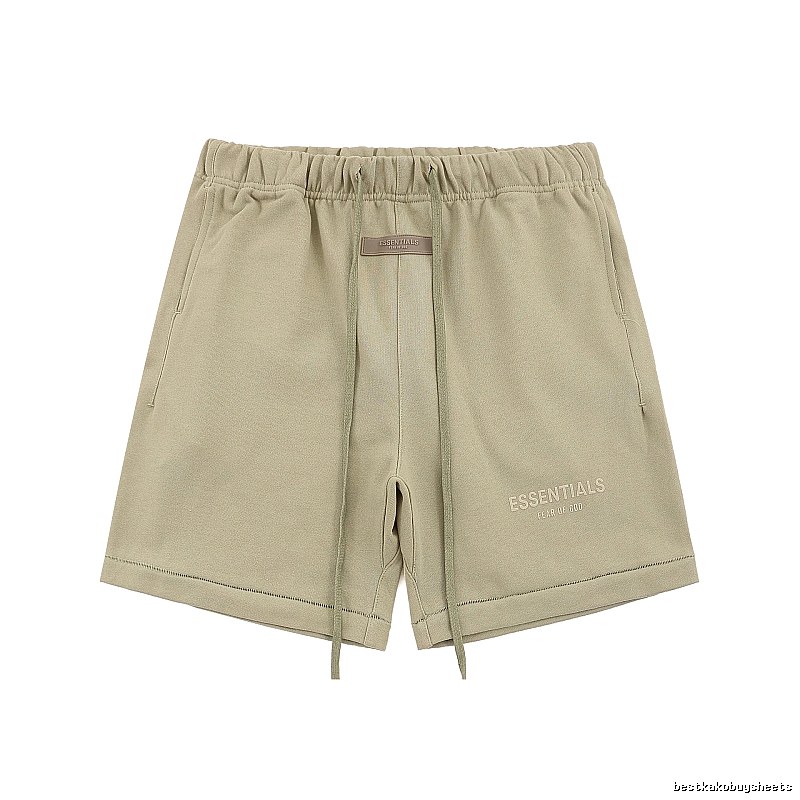 ESSENTIALS Basic Khaki Shorts