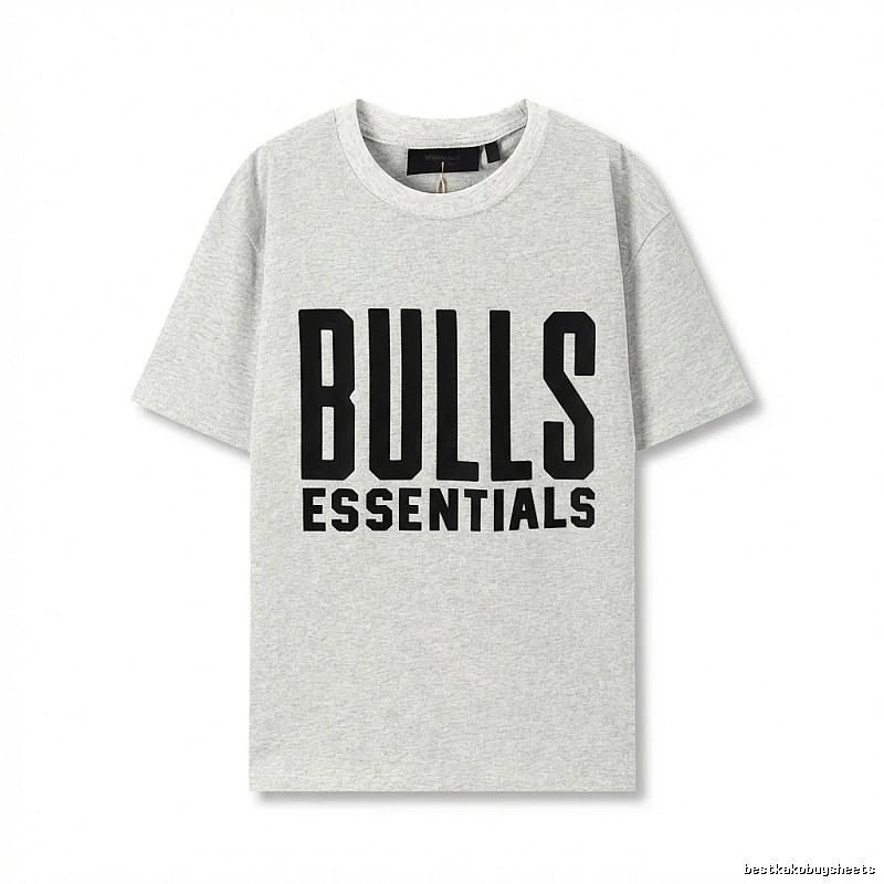 ESSENTIALS Bulls Style Grey T-shirt