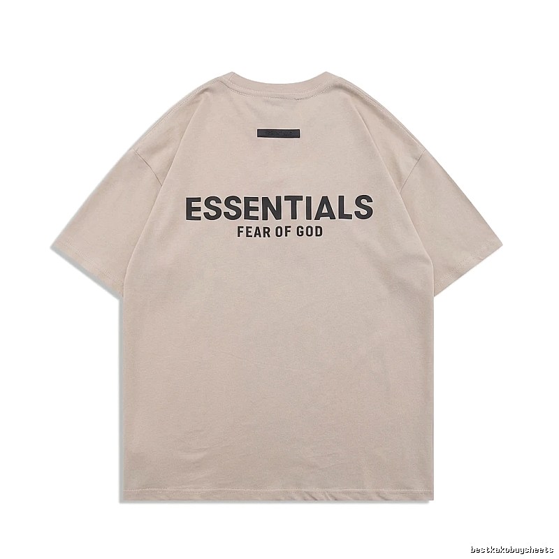 ESSENTIALS minimalist style beige T-shirt