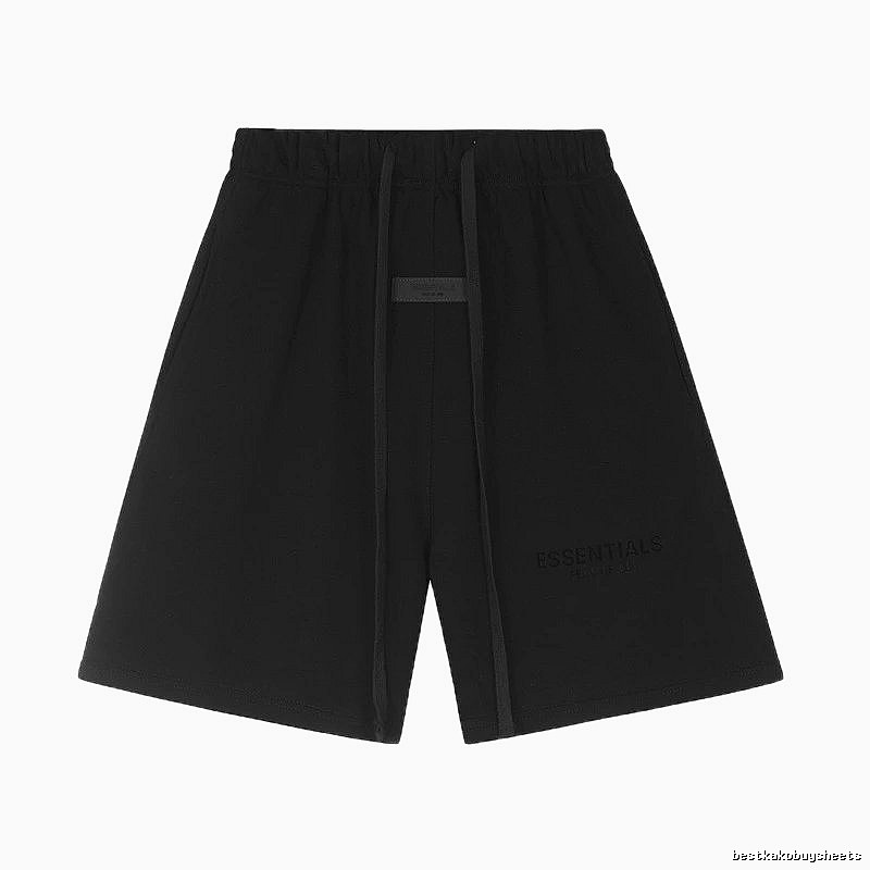 ESSENTIALS minimalist style black shorts