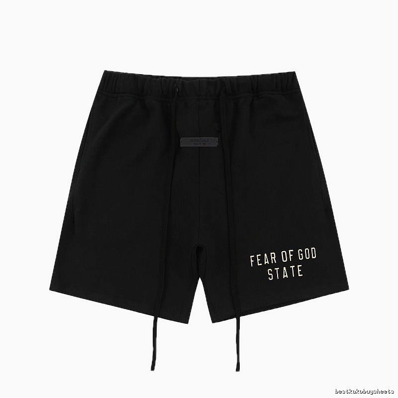 ESSENTIALS minimalist style black shorts