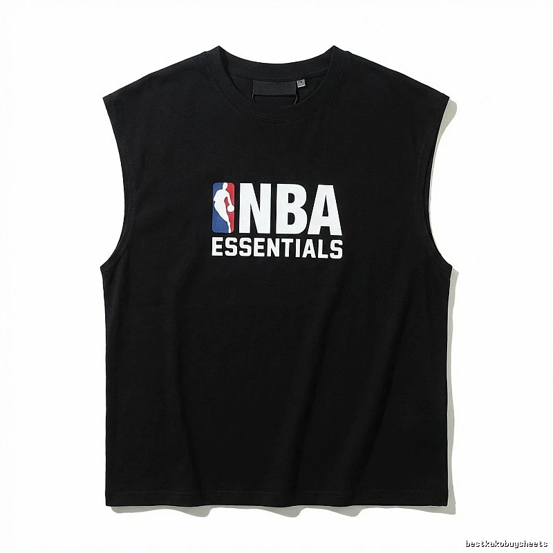 ESSENTIALS Sports Style Black Vest