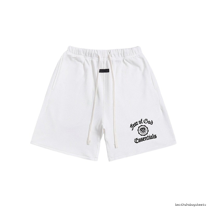 ESSENTIALS Trendy Brand Simple White Shorts