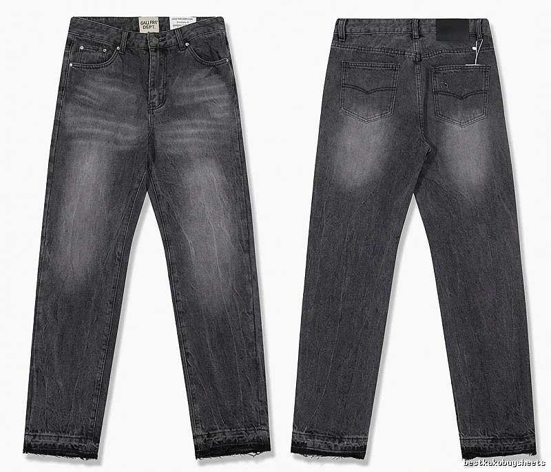 Gallery Dept. Distressed Black Jeans