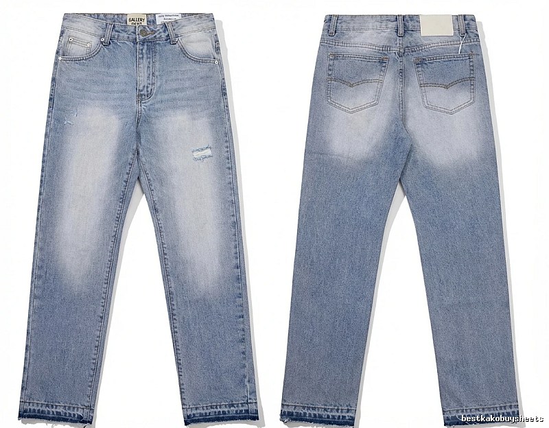 Gallery Dept. distressed light blue jeans