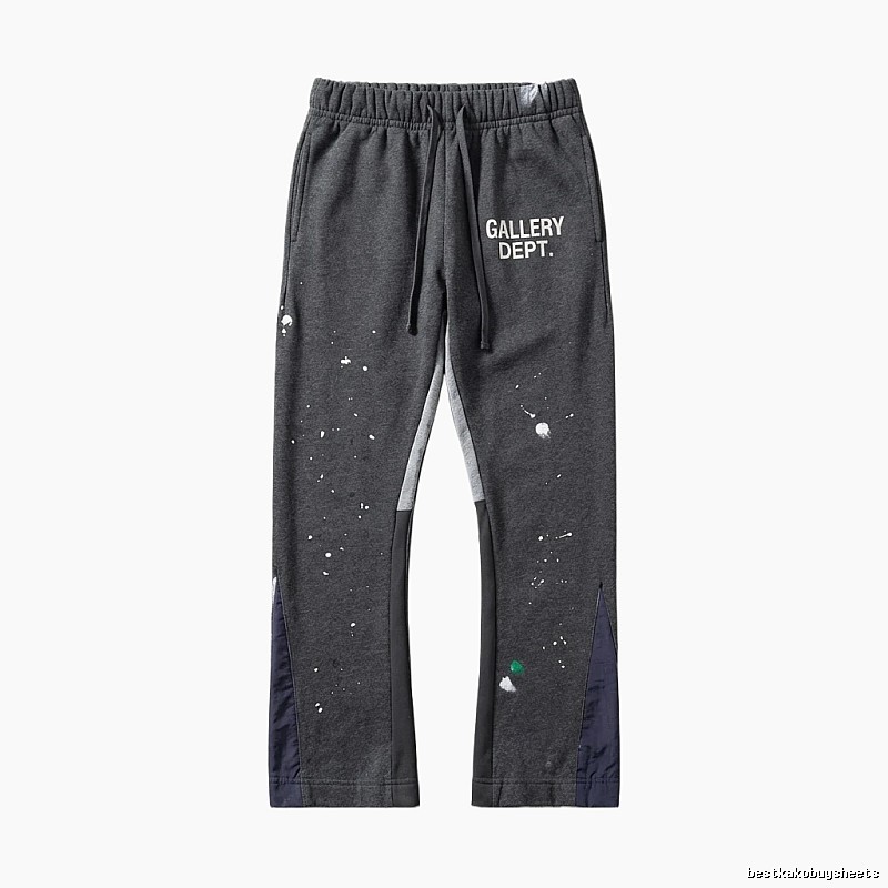 Gallery Dept Graffiti Style Grey-Purple Sweatpants