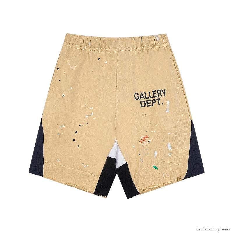 Gallery Dept. Graffiti Style Khaki Shorts