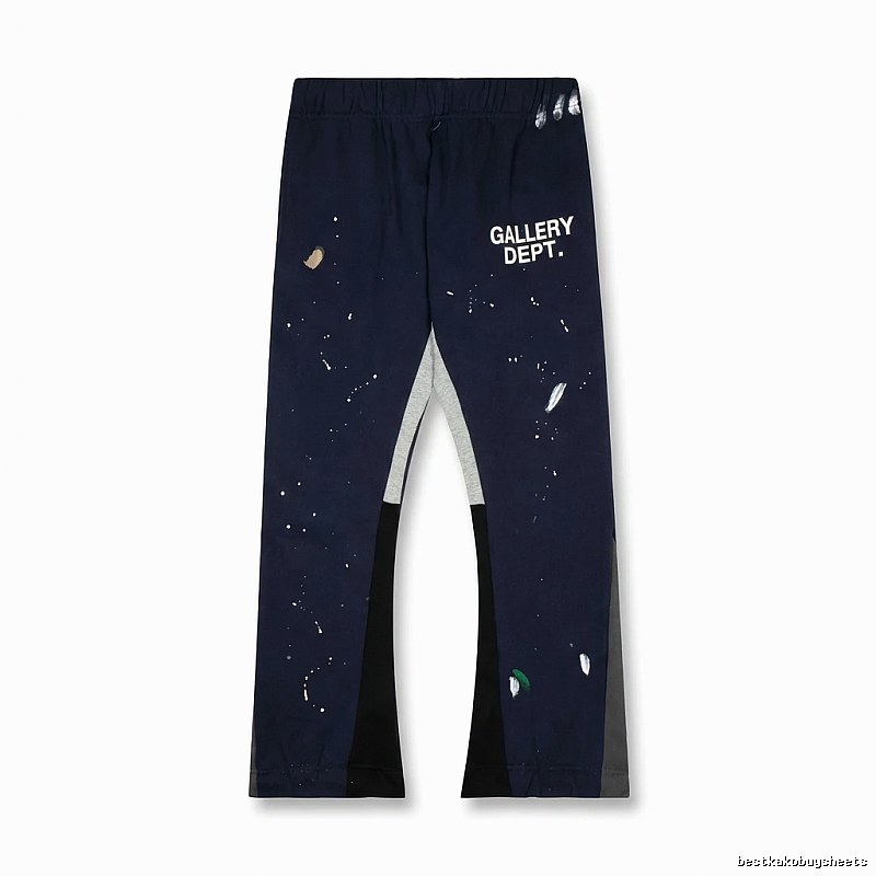Gallery Dept graffiti-style navy blue pants