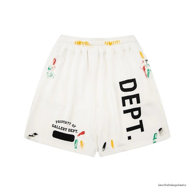 Gallery Dept graffiti-style white shorts