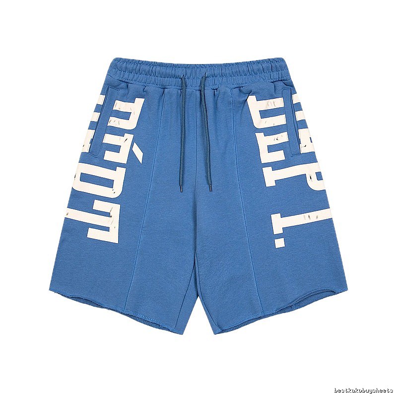 Gallery Dept. letter - printed blue shorts