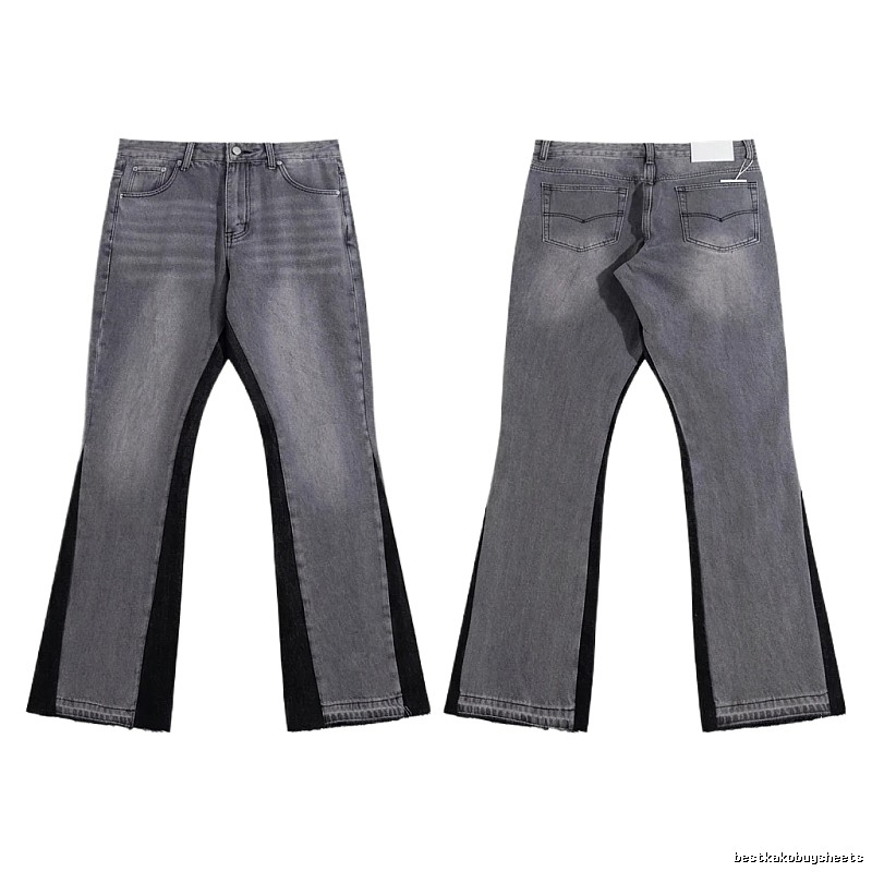 Gallery Dept patchwork grey-black jeans