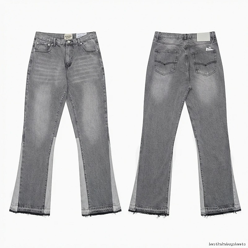 Gallery Dept. patchwork-style grey jeans