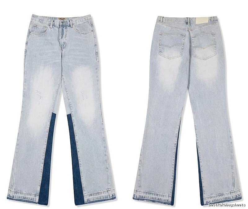 Gallery Dept Patchwork Wide-Leg Jeans