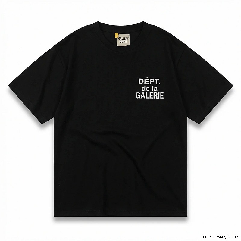 Gallery Dept Trendy and Cool Black T-shirt