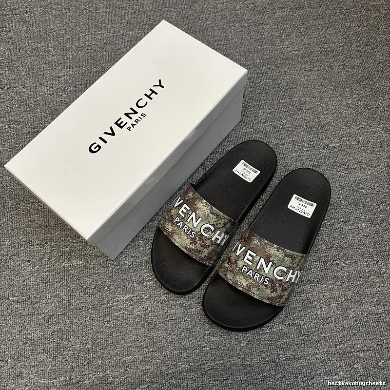 Givenchy Trendy Printed Camouflage Slides