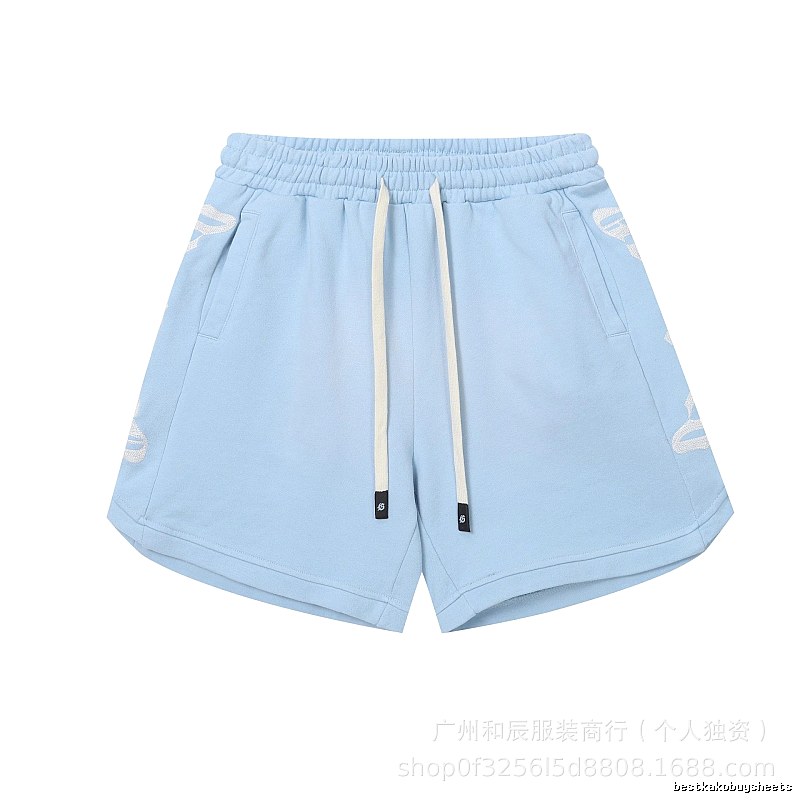 Godspeed Jacquard Street Style Light Blue Shorts