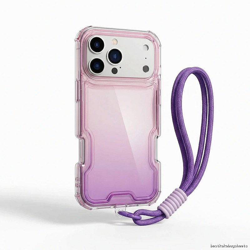 Gradient and Transparent Style iPhone Case for Trendy Brands