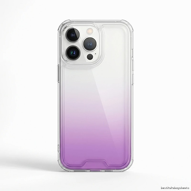 Gradual-transparency iPhone case of trendy brand