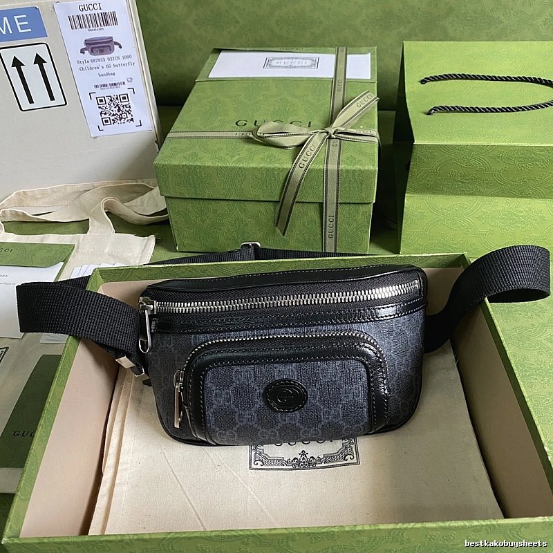 Gucci Waist bag Black GG Belt