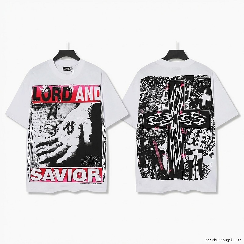 Hellstar religious style white T-shirt