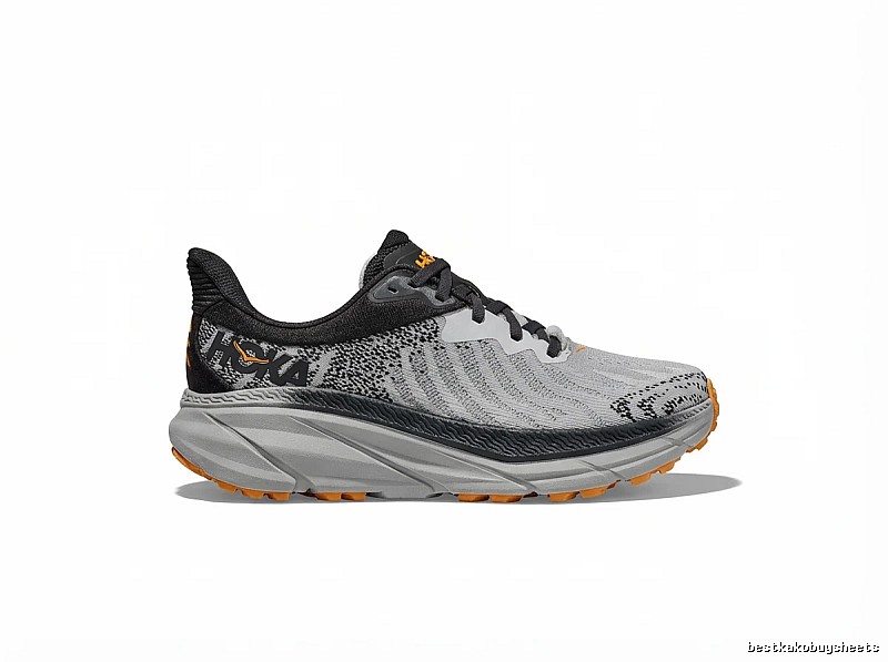 HOKA Racing Grey-Black Sports Running Shoes