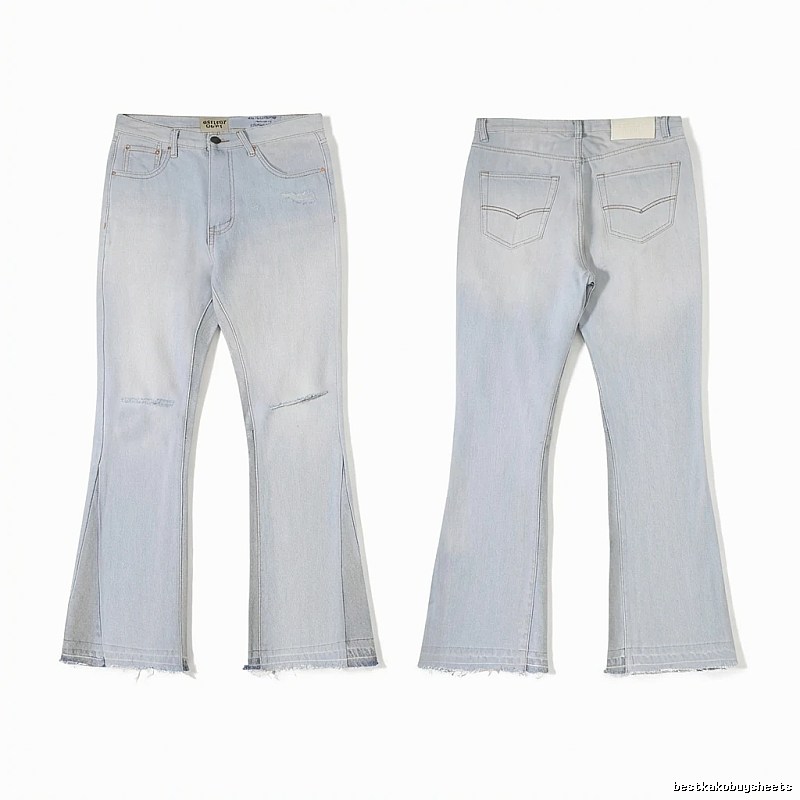 Hole-flared jeans from Gallery Dept.