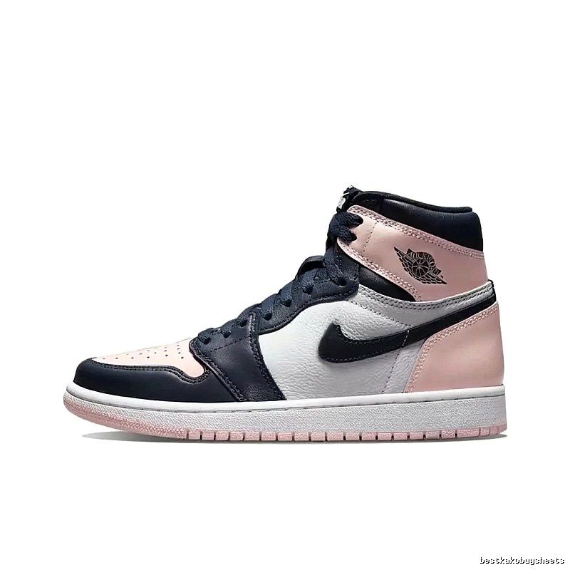 Jordan AJ1 High Top Black, Pink and White