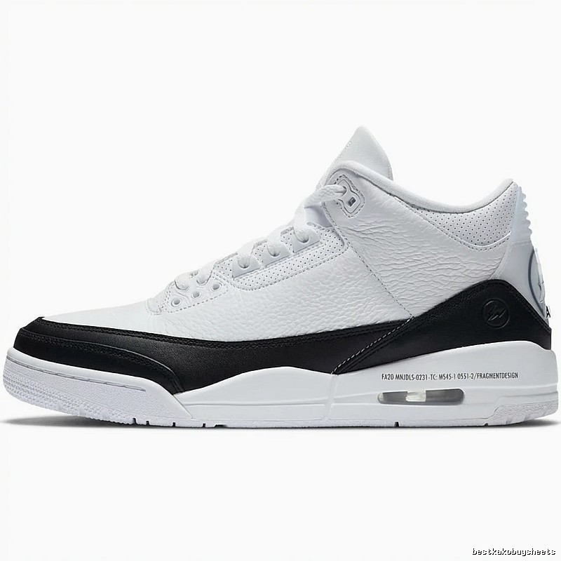 Jordan AJ3 Black and White Retro Sports Shoes