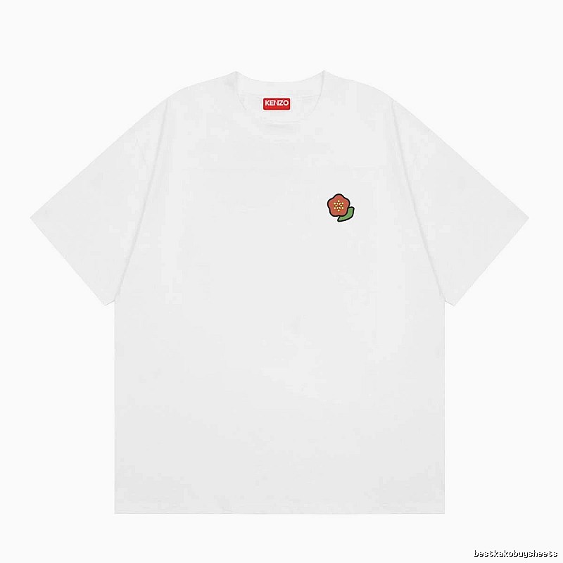 KENZO Crabapple Blossom Casual Style White Short Sleeve T-shirt
